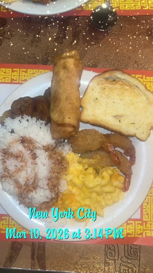 Buffet trays with Chinese dishes